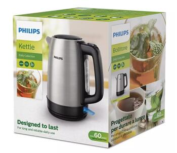 Tējkanna PHILIPS HD9350 / 90, 1,7l, nerūsējošais tērauds (250-08082)