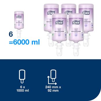 Šķidrās ziepes Tork Premium Luxury Soft S4,1000ml, 424911 (400-09293)