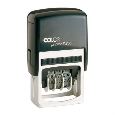 Zīmogs COLOP Printer S260, D03 melns korpuss, bez krāsas spilventiņš (650-03933)