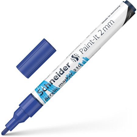 Akrila marķieris SCHNEIDER Paint-it 310, 2mm, zils (200-14291)