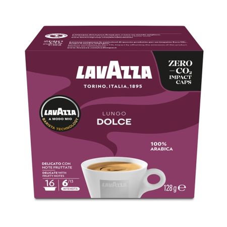 Kafijas kapsulas LAVAZZA, A Modo Mio Lungo Dolce, 128g (450-23406)