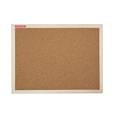 Korķa tāfele MEMOBE, 150 x 100 cm, koka rāmis (250-06586)