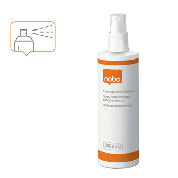 Tīrīšanas šķidrums NOBO EVERYDAY baltajām tāfelēm, izsmidzināms, 250ml (250-06351)