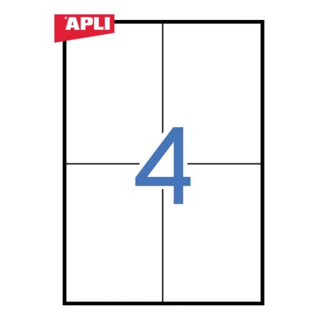Uzlīmes APLI ILC ar izmēru 105x148mm, 25 loksnes/4 uzlīmes loksnē (100-00399)