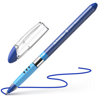 Lodīšu pildspalva SCHNEIDER SLIDER BASIC XB 1.4mm, zila tinte (200-00633)