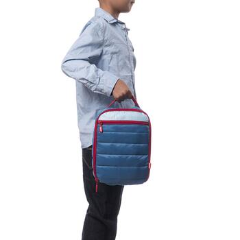 Pusdienu soma ZIPIT Puffer Lunch Bag, ar ledus paciņu, zilā krāsā (550-05092)