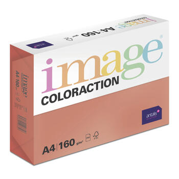 Krāsains papīrs IMAGE COLORACTION, A4, 160 gsm, 250 loksnes, CHILE / DEEP RED (100-00143)