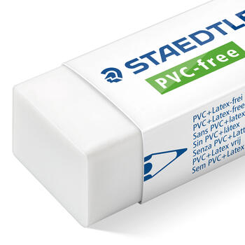 Dzēšgumija STAEDTLER PVC-FREE 525B30, izmērs 43x19x13 mm (200-04966)