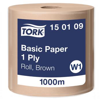 Industriālais papīrs TORK Universal 310 W1, 1 sl., 33 cm x 1000 m, brūnā krāsā (400-01676)