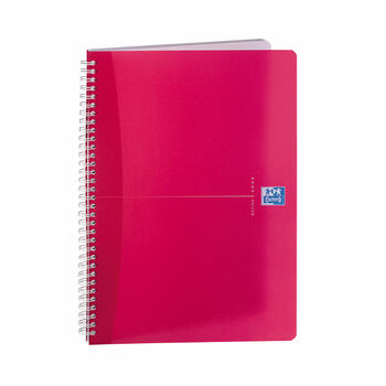Klade ar spirāli OXFORD MY COLOURS NOTEBOOK A4 formāts, 90 lapas, rūtinu (100-00575)