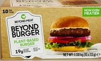Saldēts vegānu burgers, Beyond Meat, 10gab x 113g (450-17370)