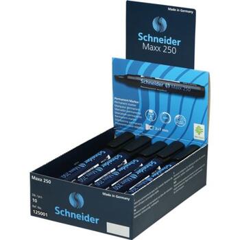 Noturīgais marķieris SCHNEIDER Maxx 250 slīps, melns (200-01450)