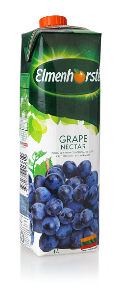 Nektārs ELMENHORSTER Sarkano vīnogu, 50%, 1 l (450-11731)