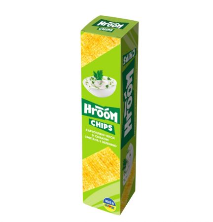 Kartupeļu plāksnes HROOM, ar fenheļa, skābā krējuma un garšaugu garšu, 50g (450-22940)