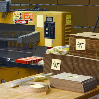 Piezīmju līmlapiņu kubs Post-it Super Sticky,350lpp, 76x76mm, dzeltens (100-00921)