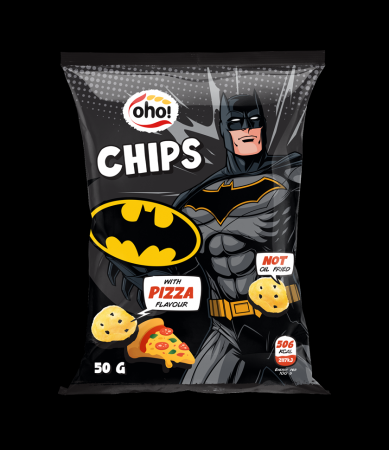 Oho Čipsi ar picas garšu BATMAN 50g (450-22930)