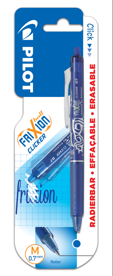 Automātiskā pildspalva Frixion Clicker 0,7 mm, zila (200-14655)