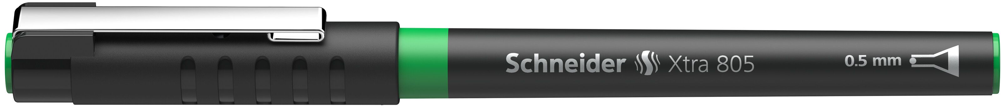 Pildspalva rolleris SCHNEIDER XTRA 805 0.5mm, zaļa tinte (200-06100)