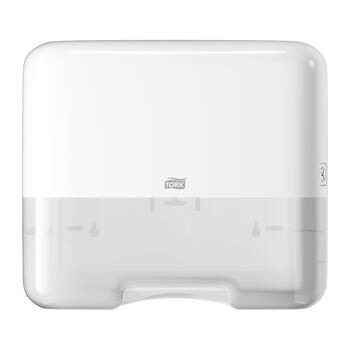 Roku dvieļu dozators TORK SINGLEFOLD/C-FOLD MINI, 291 x 332 x 135 mm, baltā krāsā (400-00149)
