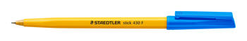 Lodīšu pildspalva STAEDTLER STICK 430F 0.7mm zila (200-00340)