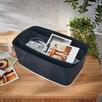 Galda organizators Cosy L MyBox, pelēkā krāsā (150-03778)