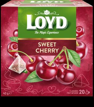 Augļu tēja LOYD Pyramids Sweet Cherry, 20x2g (450-11643)