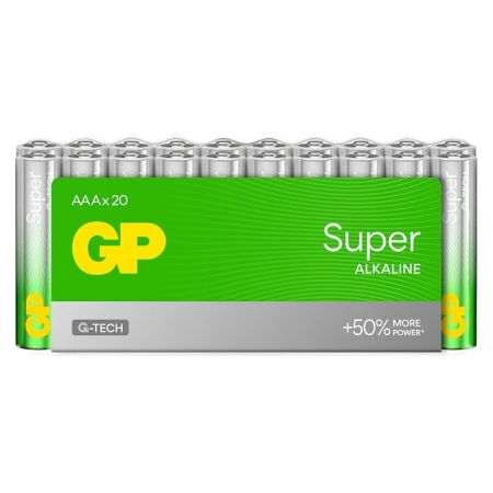 Baterija GP SUPER LR03 (AAA) B20 20GB [PACK} (250-09094)