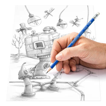 Zīmulis STAEDTLER Norica HB ar dzēšgumiju (200-06438)