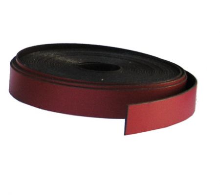 Magnētiskā sloksne BI-OFFICE 10 mm x5 m, sarkana (250-09075)