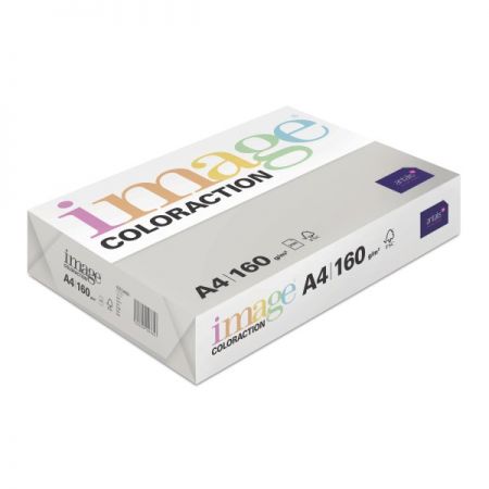Krāsains papīrs IMAGE COLORACTION, A4, 160 gsm, 250 loksnes, ICELAND / MID GRAY (100-00133)
