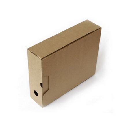 Arhīva kārba SMLT, 247 x 82 x 305 mm brūna/brūna, atloka platums 59 mm (150-02720)