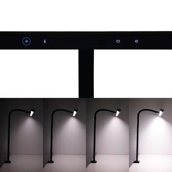 LED galda lampa MAUL Gate, ekrāna apgaismošanai, melna (250-08969)