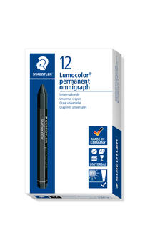 Noturīgais marķieris-krīts STAEDTLER LUMOCOLOR OMNIGRAPH 236, melns (200-01465)