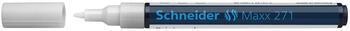 Noturīgais marķieris SCHNEIDER PAINT MARKER Maxx 271, 1-2mm, konisks, balts (200-01455)