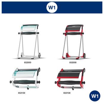 Industriālais papīrs TORK Advanced 420 W1, 2 sl., 1500 lapas rullī, 36.9 cm x 510 m, zilā krāsā (400-02843)