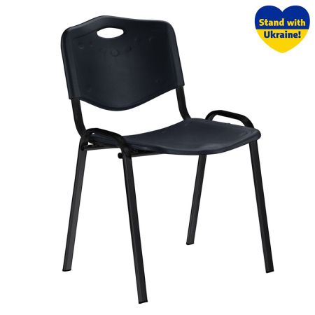 Krēsls NOWY STYL ISO BLACK Plastic, melns (350-00548)