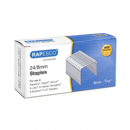 Rapesco skavas 24/8 mm (kaste ar 5000 gab.) (200-15820)