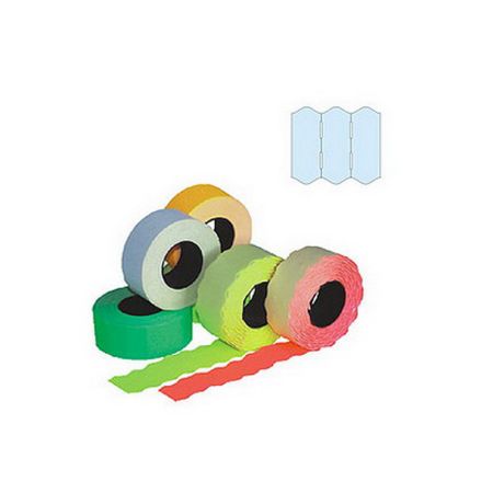 Marķēšanas pistoļu uzlīmes 26x12 mm, 5 gab., baltas (100-07932)