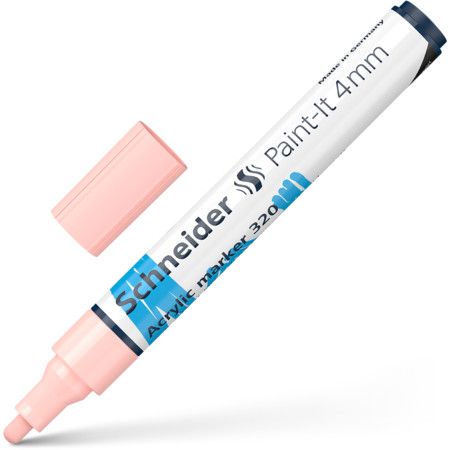 Akrila marķieris SCHNEIDER Paint-it 320, 4mm, aprikozu krāsā (200-14320)