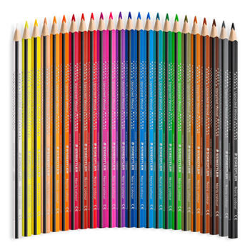 Krāsainie zīmuļi STAEDTLER NORIS, 24 krāsas (200-13084)