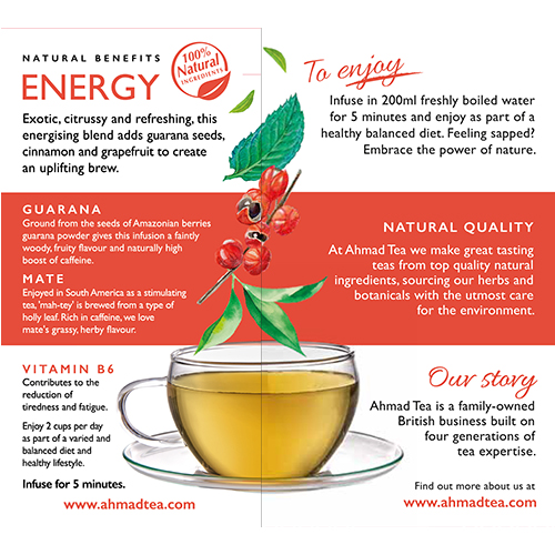 Ahmad Tēja 20' Alu Benefits Energy (450-17768)