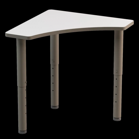 Regulējama augstuma rakstāmgalds SPICA 70x70 cm (T2-T6) balts (350-01795)