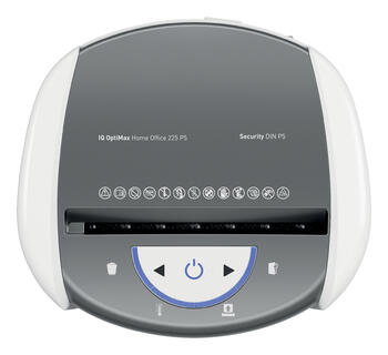 Papīra smalcinātājs Leitz IQ OptiMax Home Office 225, P5, 15L, balts (250-08948)