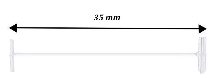 5000 Etiķešu turētāji skavotājam MTX-05R-35mm, Motex, (250-09282)