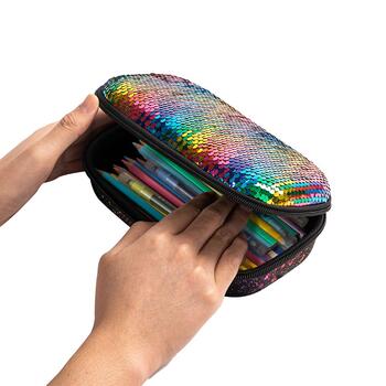Penālis ZIPIT Glitter Sequins, disko (550-05835)