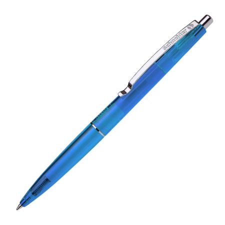 Lodīšu pildspalva SCHNEIDER ICY COLOURS K20, caurspīdīgi-zils korpuss, zila tinte (200-02668)