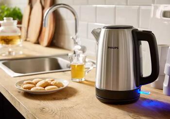 Tējkanna PHILIPS HD9350 / 90, 1,7l, nerūsējošais tērauds (250-08082)