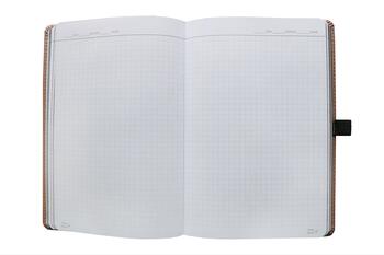 Klade - planotājs UNIVERSAL BLACK EDITION, A5,ar gumiju, melna krāsa (100-04005)