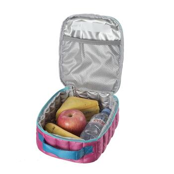 Pusdienu soma ZIPIT Puffer Lunch Bag, ar ledus paciņu, rozā krāsā (550-05090)