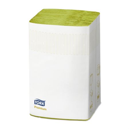 Salvetes TORK PREMIUM XPRESSNAP, 2 sl., 200 salvetes, 21.3 x 16.5 cm, salātzaļā krāsā, 5 gab./iepak. (400-03764)